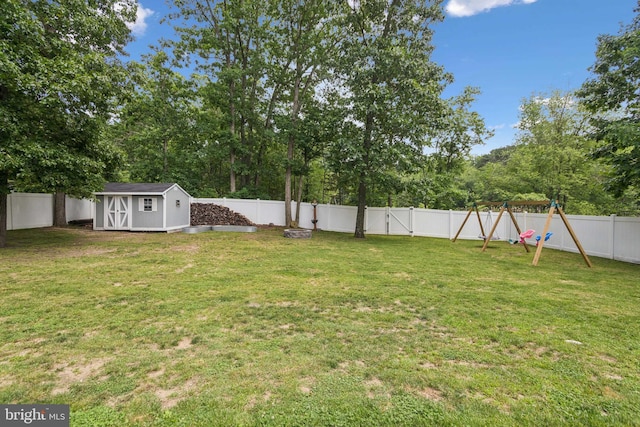 20 Hydra Ln, Sewell, NJ 08080 - view of yard featuring a playground and view of wooded area