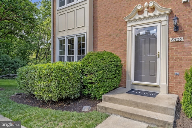 8530 Raglan Rd, Vienna, VA 22182 - view of exterior entry with brick siding