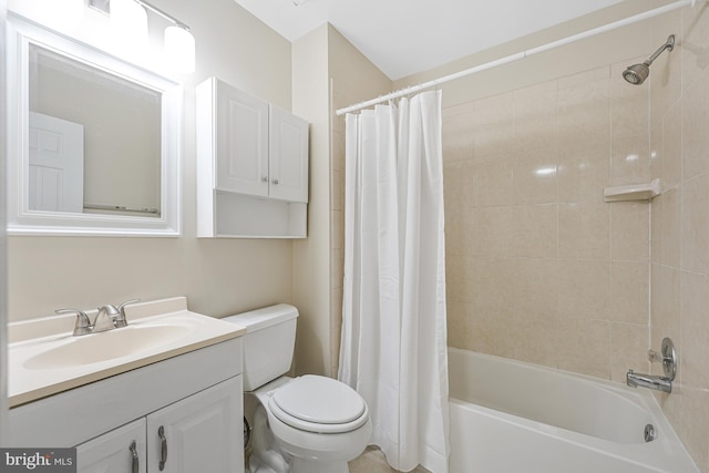 8530 Raglan Rd, Vienna, VA 22182 - full bathroom with vanity and shower / bathtub combination with curtain