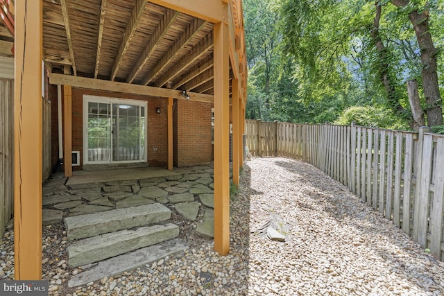 8530 Raglan Rd, Vienna, VA 22182 - fenced backyard with a patio