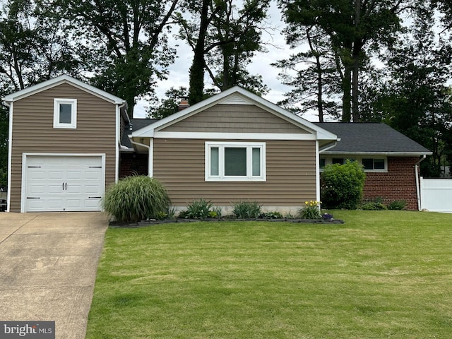 7407 Falmouth St, Springfield, VA 22150 - view of front of property featuring a garage and concrete driveway