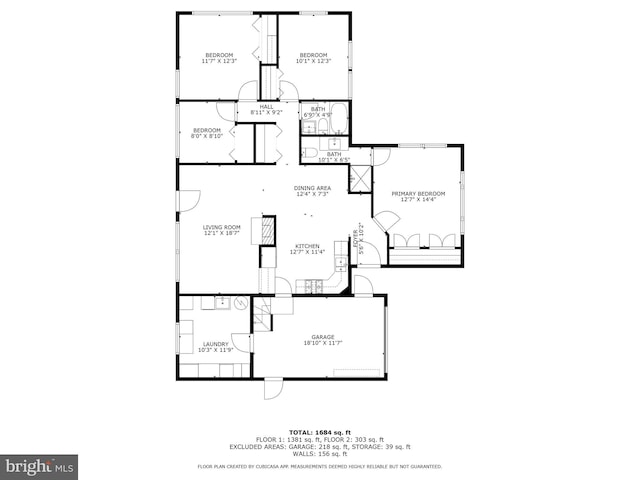 7407 Falmouth St, Springfield, VA 22150 - view of floor plan / room layout