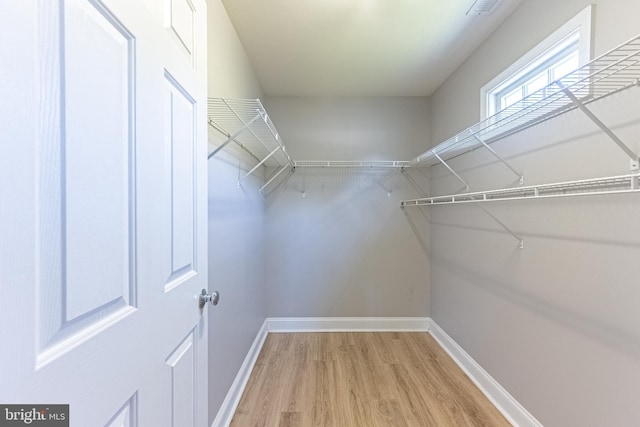 12542 Torquay Rd, Ocean City, MD 21842 - walk in closet featuring light wood-type flooring