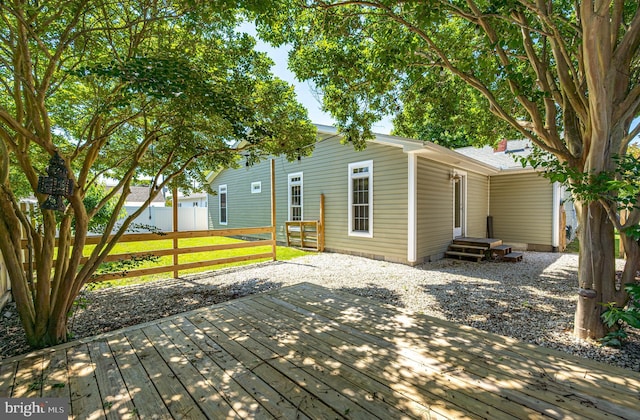 12542 Torquay Rd, Ocean City, MD 21842 - view of wooden deck
