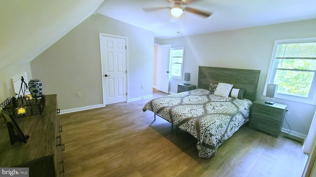 511 S Kent St, Winchester, VA 22601 - bedroom with wood finished floors, baseboards, and ceiling fan