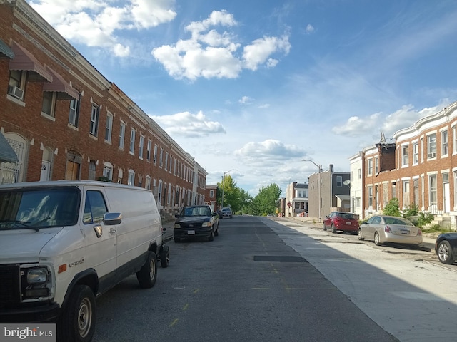 20 N Bentalou St, Baltimore, MD 21223 - view of asphalt street with street lighting and a residential view