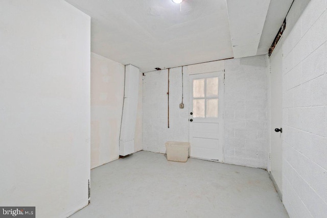 8818 Greens Ln, Randallstown, MD 21133 - basement featuring concrete block wall