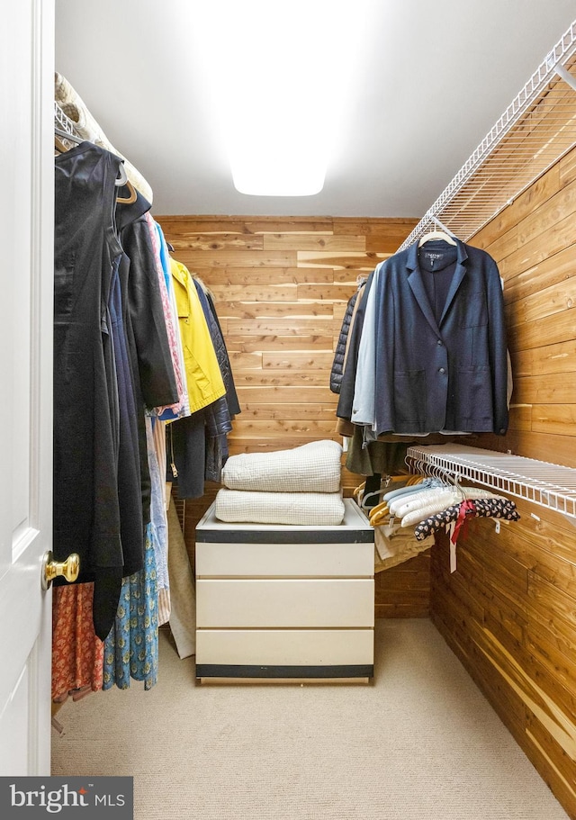 7006 Meadow Ln, Chevy Chase, MD 20815 - walk in closet featuring carpet floors