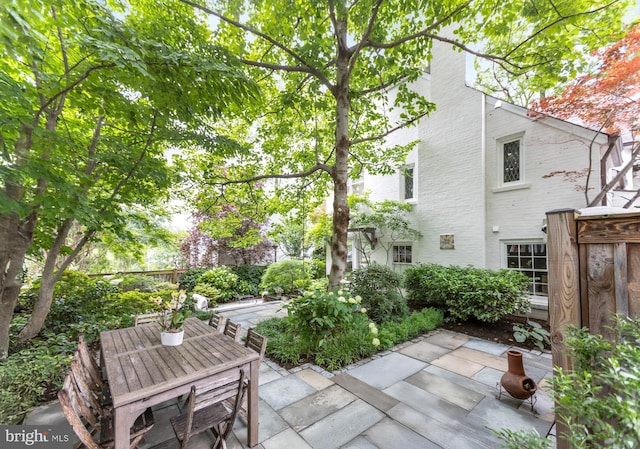 7006 Meadow Ln, Chevy Chase, MD 20815 - view of patio featuring outdoor dining space