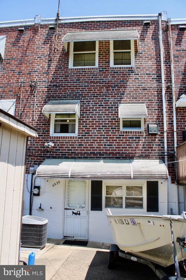4520 Strahle St, Philadelphia, PA 19136 - townhome / multi-family property featuring brick siding and central AC unit