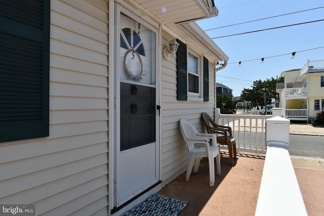 5515 Long Bch Unit 5, Beach Haven, NJ 08008 - view of exterior entry featuring a porch