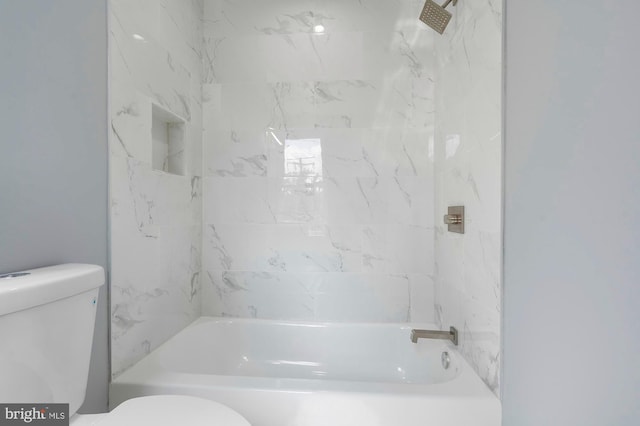 1513 N Wolfe St, Baltimore, MD 21213 - full bathroom with toilet and  shower combination