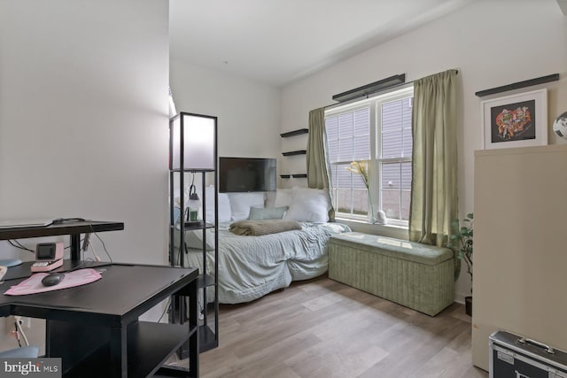 1408 Canopy Ln, Odenton, MD 21113 - bedroom featuring light wood-type flooring and an office area