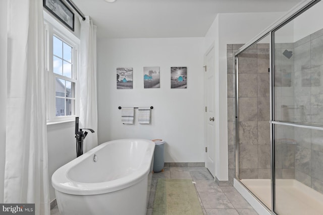 1408 Canopy Ln, Odenton, MD 21113 - full bath featuring a freestanding bath and a stall shower