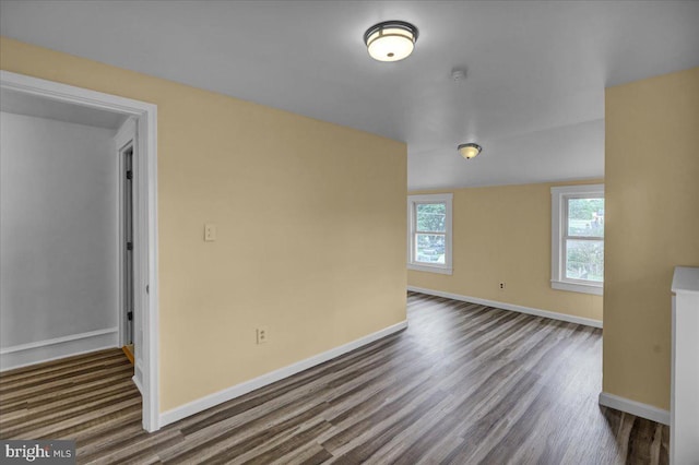937 Fern Ave, Reading, PA 19607 - empty room featuring dark wood-style flooring and baseboards