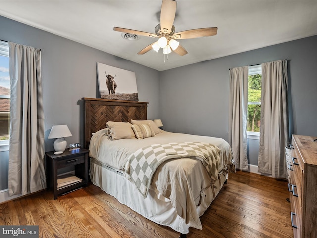 117 Washington Ave, Front Royal, VA 22630 - bedroom featuring wood finished floors and a ceiling fan