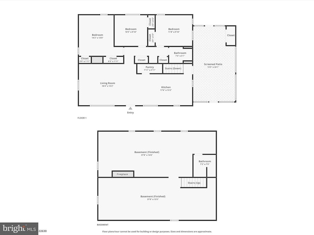 117 Washington Ave, Front Royal, VA 22630 - view of floor plan / room layout