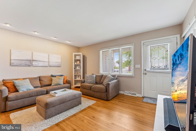 1350 Virginia Ave, Cape May, NJ 08204 - living area with light wood finished floors and baseboards