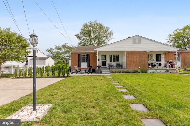 1350 Virginia Ave, Cape May, NJ 08204 - view of front of property featuring brick siding and covered porch