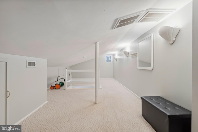 1350 Virginia Ave, Cape May, NJ 08204 - bonus room featuring vaulted ceiling, carpet flooring, and baseboards