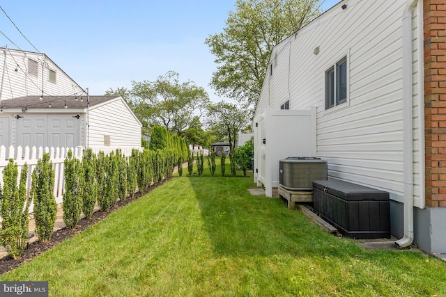 1350 Virginia Ave, Cape May, NJ 08204 - view of yard with central AC unit