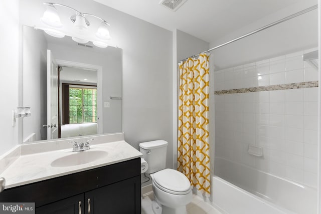 22559 Windsor Locks Sq, Ashburn, VA 20148 - bathroom with vanity, toilet, and shower / tub combo