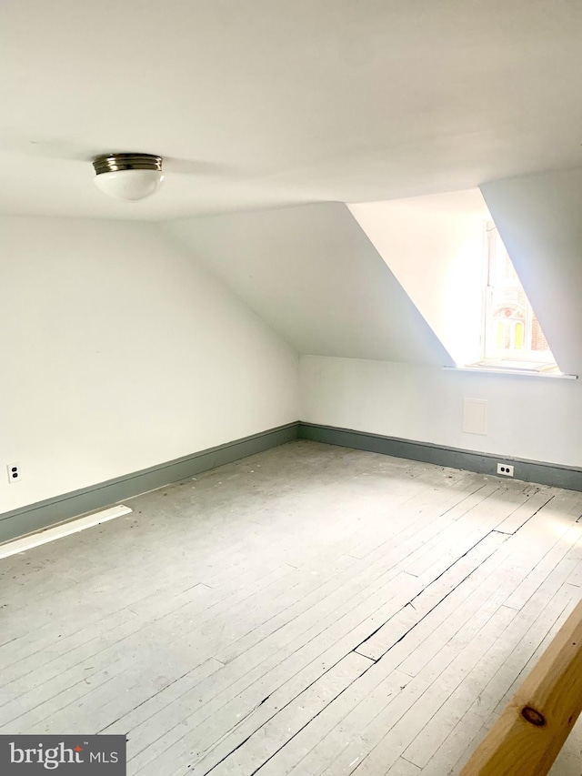 42 E 5th St, New Castle, DE 19720 - bonus room with hardwood / wood-style floors and lofted ceiling