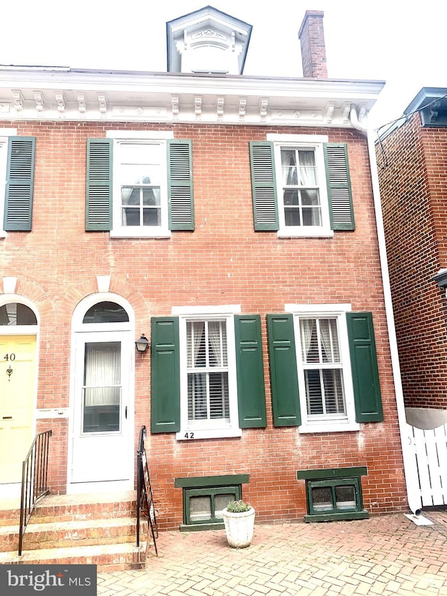 42 E 5th St, New Castle, DE 19720 - view of front of property featuring brick siding