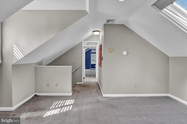 802 E Prospect Ave, North Wales, PA 19454 - bonus room with carpet, vaulted ceiling, and baseboards
