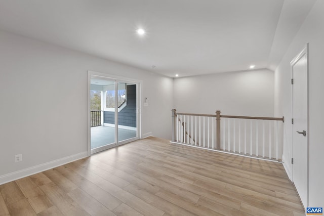12 Talen Ln, Charlottesville, VA 22911 - empty room with recessed lighting, light wood-style flooring, and baseboards