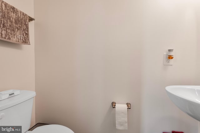 9161 Landon House Ln, Frederick, MD 21704 - half bath featuring toilet and a sink