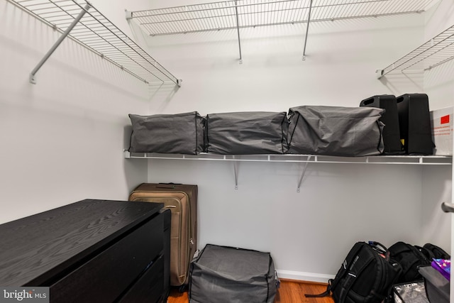 9161 Landon House Ln, Frederick, MD 21704 - walk in closet with wood finished floors