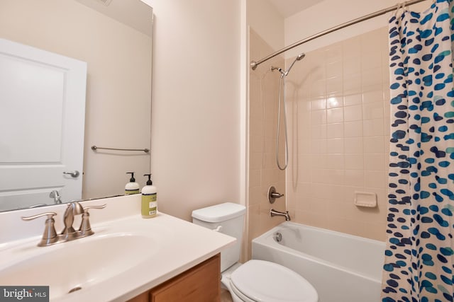 9161 Landon House Ln, Frederick, MD 21704 - full bath featuring shower / bathtub combination with curtain, toilet, and vanity
