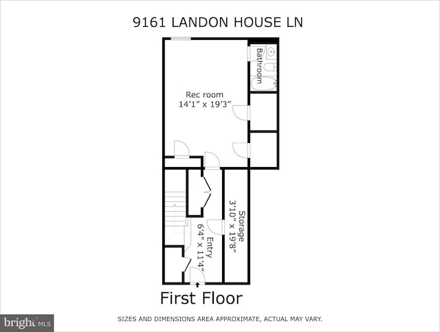 9161 Landon House Ln, Frederick, MD 21704 - property floor plan