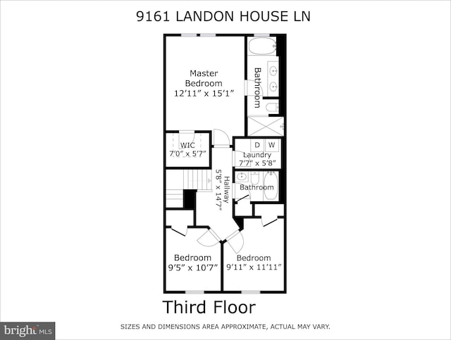 9161 Landon House Ln, Frederick, MD 21704 - floor plan / room layout