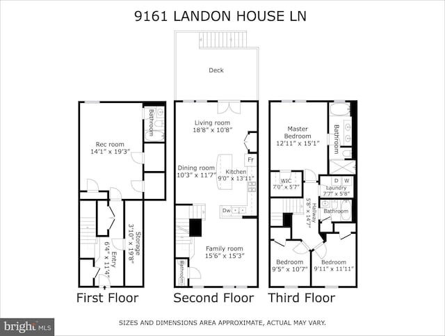 9161 Landon House Ln, Frederick, MD 21704 - property floor plan