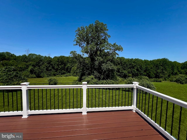 15960 Kruhm Rd, Burtonsville, MD 20866 - deck featuring a lawn