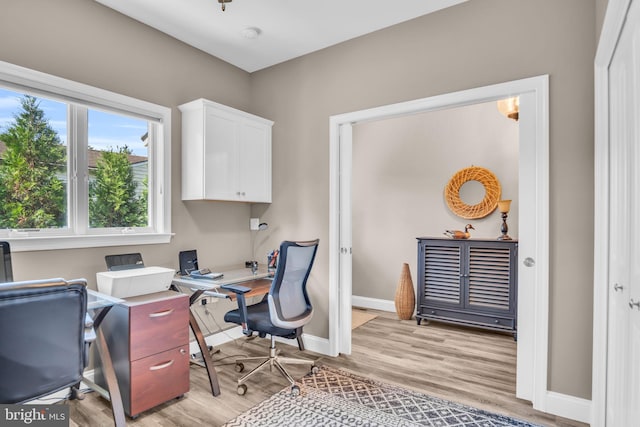 61 Bragg Dr, East Berlin, PA 17316 - office area featuring light wood-style floors and baseboards