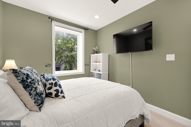 1217 Carrollsburg Pl SW, Washington, DC 20024 - bedroom with baseboards, carpet, and recessed lighting