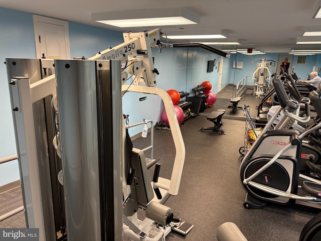 4550 N Park Ave Unit 603, Chevy Chase, MD 20815 - view of gym