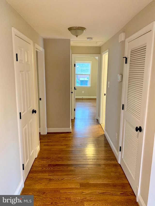 3528 14th St N, Arlington, VA 22201 - hall with wood finished floors and baseboards