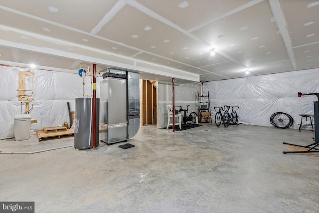 1257 N Fairfax Blvd, Ranson, WV 25438 - unfinished below grade area featuring water heater and heating unit