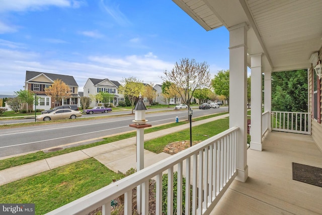 1257 N Fairfax Blvd, Ranson, WV 25438 - covered porch featuring a residential view