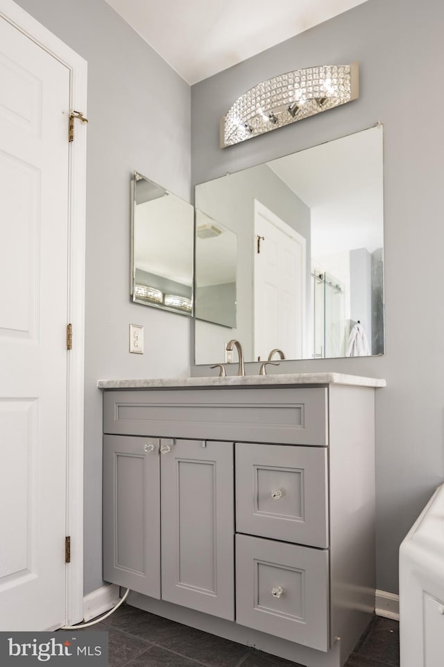 8 Bordeaux Blvd, Newark, DE 19702 - bathroom featuring vanity and an enclosed shower