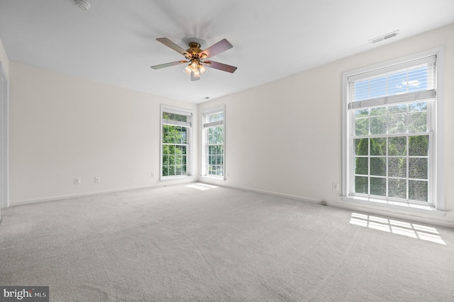 859 Empress Rd, West Chester, PA 19382 - carpeted empty room featuring baseboards and ceiling fan