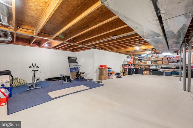 859 Empress Rd, West Chester, PA 19382 - view of unfinished below grade area