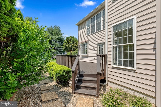 859 Empress Rd, West Chester, PA 19382 - property entrance featuring a deck