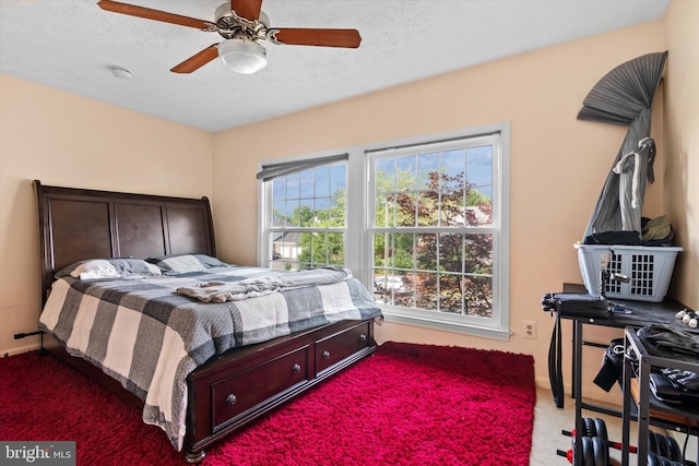 10462 Brackets Ford Cir, Manassas, VA 20110 - bedroom featuring carpet, ceiling fan, and baseboards