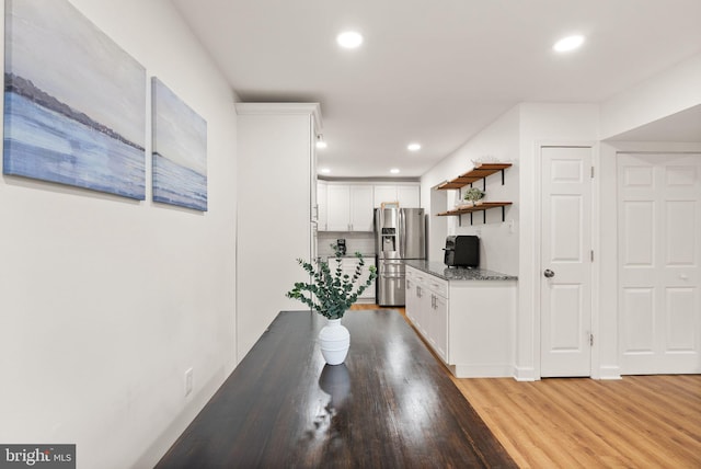 10627 Summer Oak Ct, Burke, VA 22015 - dining room with light wood finished floors and recessed lighting