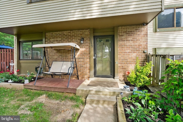 10627 Summer Oak Ct, Burke, VA 22015 - view of exterior entry featuring brick siding
